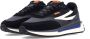 Fila Donkere Shadow Sneaker met Blauwe Accenten Blue Heren - Thumbnail 4