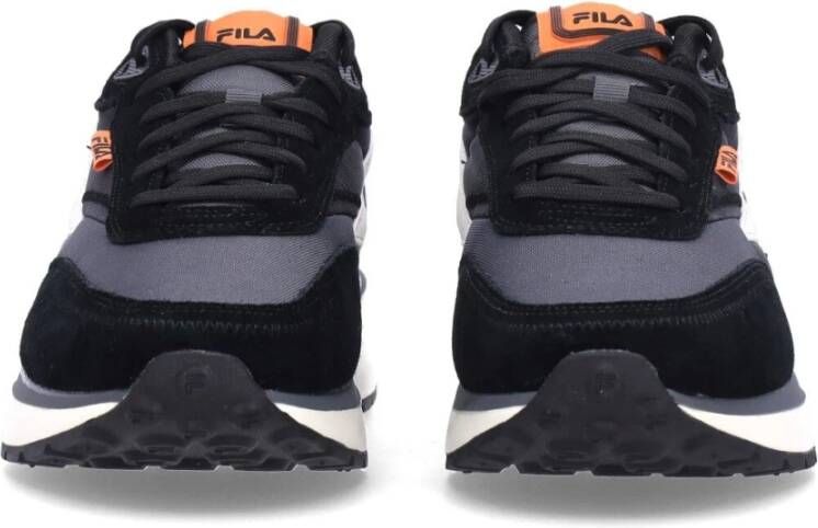 Fila Donkere Shadow Sneaker met Blauwe Accenten Blue Heren