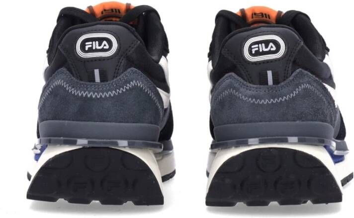 Fila Donkere Shadow Sneaker met Blauwe Accenten Blue Heren