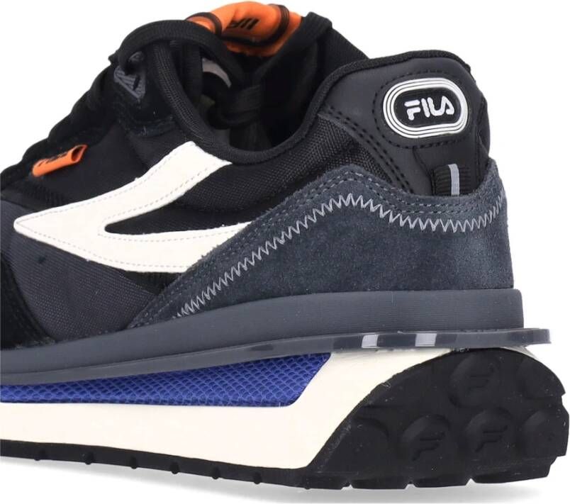 Fila Donkere Shadow Sneaker met Blauwe Accenten Blue Heren
