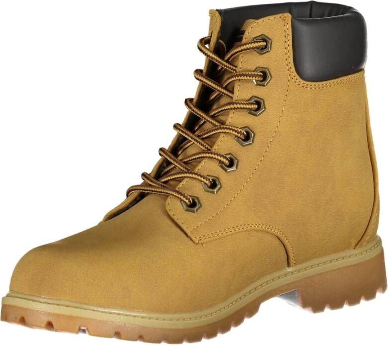 Fila Gele Dameslaars Vetersluiting Geborduurd Yellow Dames