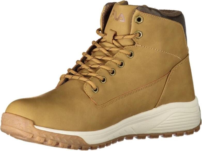 Fila Heren Bruine Veterschoen met Contrastdetails Brown Heren