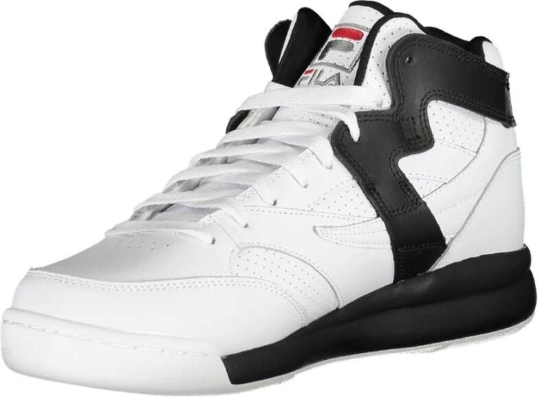 Fila Heren Hoge Sportieve Sneakers Wit White Heren