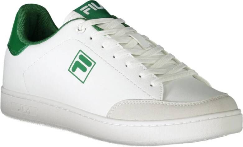 Fila Heren Witte Sportschoenen Groene Accenten White Heren