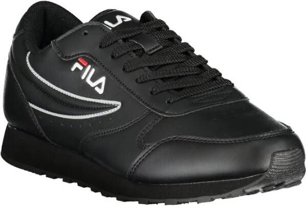 Fila Klassieke veterschoenen met contrasterende details Black Heren