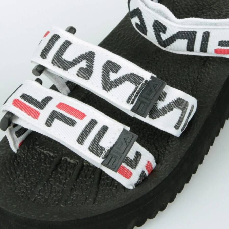 Fila Logo sandalen Zwart Dames