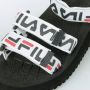 Fila Logo sandalen Zwart Dames - Thumbnail 11
