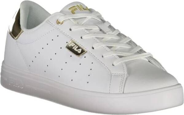 Fila Luxe Vetersneakers met Gouden Accenten White Dames