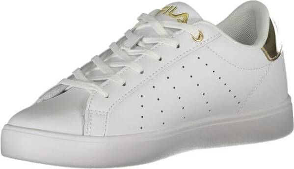 Fila Luxe Vetersneakers met Gouden Accenten White Dames