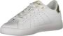 Fila Sportieve witte vetersneakers met gouden details White Dames - Thumbnail 6