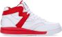 Fila Mid M-Squad Basketbalschoen Wit Rood White Heren - Thumbnail 5