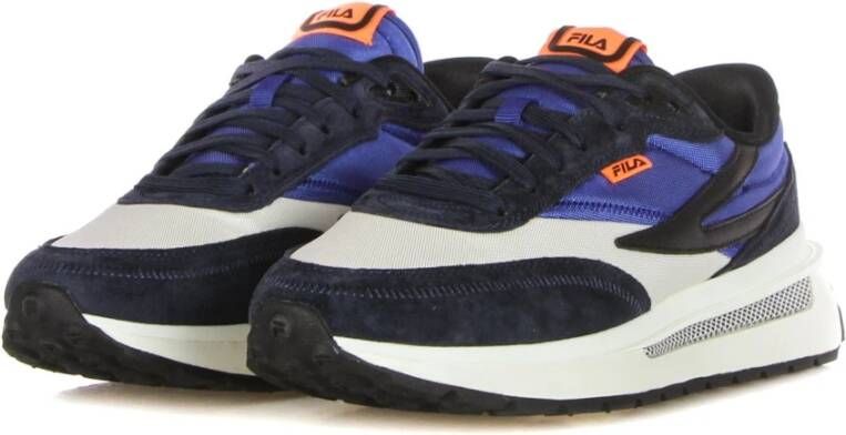 Fila Navy Lage Sneaker Vetersluiting Blue Heren