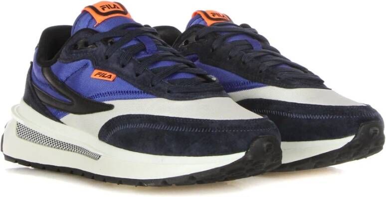 Fila Navy Lage Sneaker Vetersluiting Blue Heren