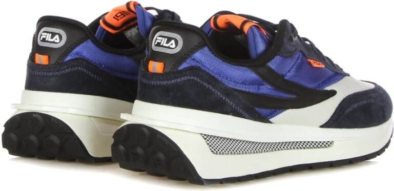 Fila Navy Lage Sneaker Vetersluiting Blue Heren