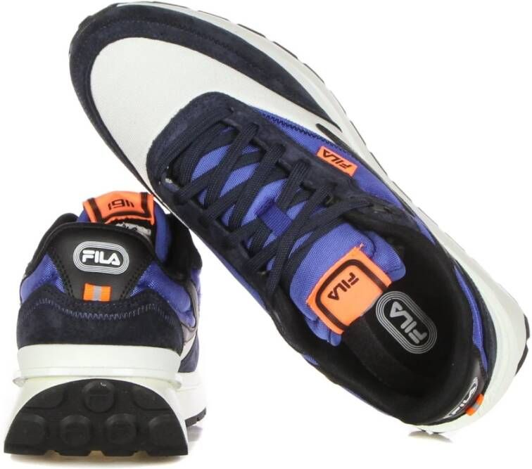 Fila Navy Lage Sneaker Vetersluiting Blue Heren