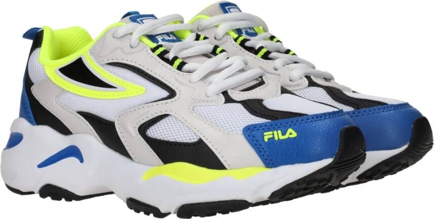 Fila Ray Tracer Neon Blauw Sneaker Multicolor Dames