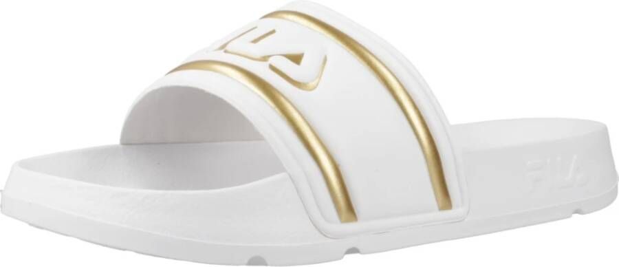Fila Sliders White Dames