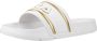 Fila n Flip- Flops Morro Bay Logo Slipper White Gold - Thumbnail 4