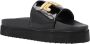 Fila Morro Bay Zeppa Sliders Zwart Dames - Thumbnail 3