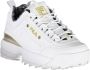 Fila Witte Vetersneakers met Contrastdetails White Dames - Thumbnail 4