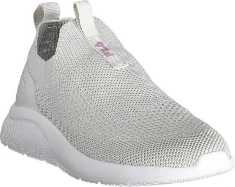 Fila Sportieve Beige Elastische Sneakers met Contrastdetails Beige Dames
