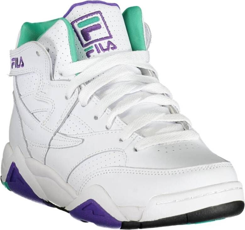 Fila Sportieve Hoge Sneakers met Contrastdetails White Dames