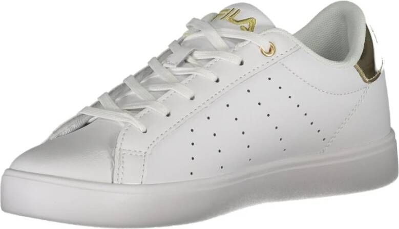 Fila Sportieve Veterschoenen Wit Goud Contrast