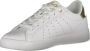 Fila Sportieve witte vetersneakers met gouden details White Dames - Thumbnail 4