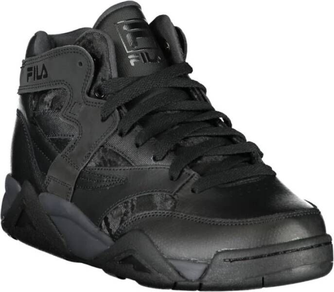 Fila Stijlvolle High-Top Sneakers met Contrastdetails Black Heren