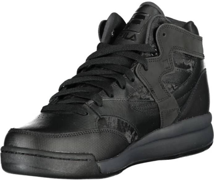 Fila Stijlvolle High-Top Sneakers met Contrastdetails Black Heren