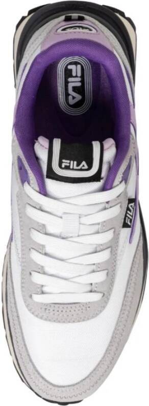 Fila Stijlvolle Ronde Neus Sneakers Rubberen Zool Multicolor Dames