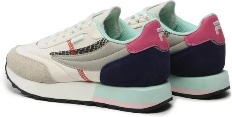 Fila Synthetisch Leren Sneakers met Rubberen Zool Multicolor Dames