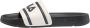 Fila Ergonomische Rubberen Slipper Wit Marineblauw White Heren - Thumbnail 5