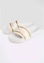 Fila n Flip- Flops Morro Bay Logo Slipper White Gold - Thumbnail 8