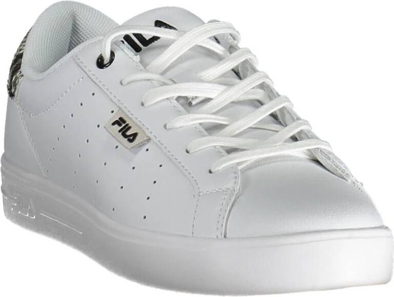 Fila White Polyester Sneaker Wit Dames