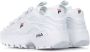 Fila Wit Rood Lage-Top Dames Sneakers White Dames - Thumbnail 8