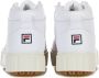 Fila Witte High-Top Vetersneaker White Dames - Thumbnail 7