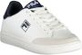 Fila Witte Polyester Sportsneaker Blauwe Details White Heren - Thumbnail 9