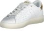 Fila Sportieve witte vetersneakers met gouden details White Dames - Thumbnail 6