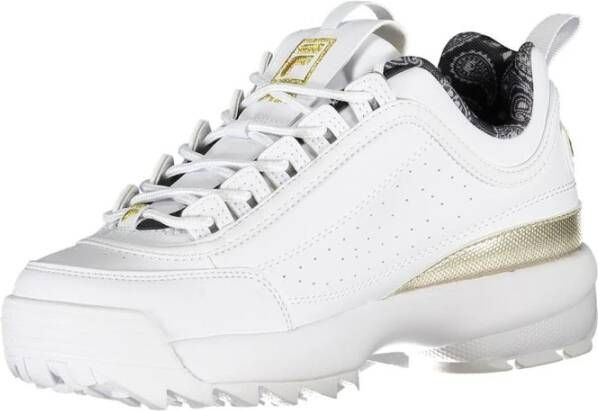 Fila Witte Veterschoenen met Contrastdetails