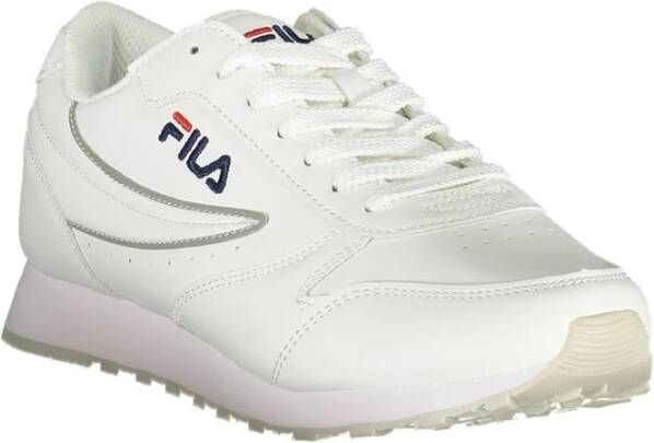 Fila Witte vetersneakers met contrastdetails White Dames