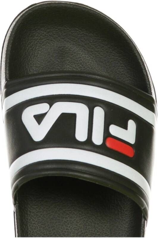 Fila Zwarte Instap Dames Slippers
