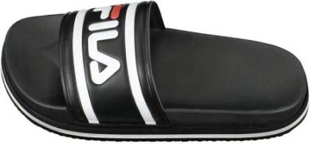 Fila Zwarte Sleehak Slippers Black Dames