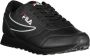 Fila ORBIT LOW Herensneakers Vrijetijdsschoenen Trainers 1010263 Zwart - Thumbnail 7