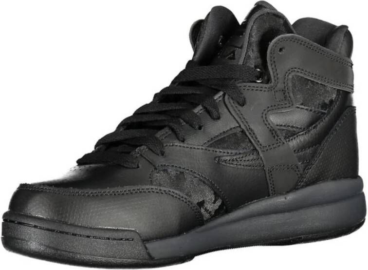 Fila Zwarte Vetersneaker met Contrastdetails Black Dames