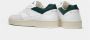 Filling Pieces Witte leren sneakers Ronde neus Groene accenten White Heren - Thumbnail 6
