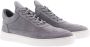 Filling Pieces Grijze Suede Lage Top Sneakers Gray - Thumbnail 7