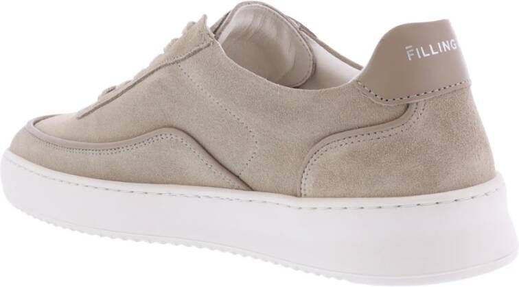 Filling Pieces Heren Mondo Suede Lux Sneaker Beige Heren