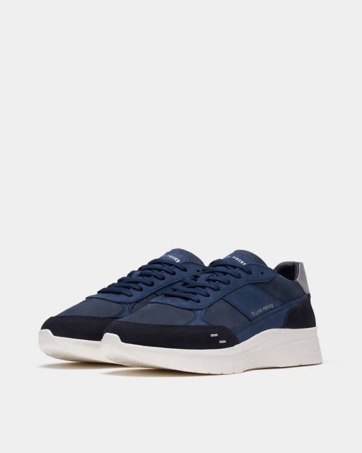 Filling Pieces Jet Runner Nubuck Navy Blue Heren