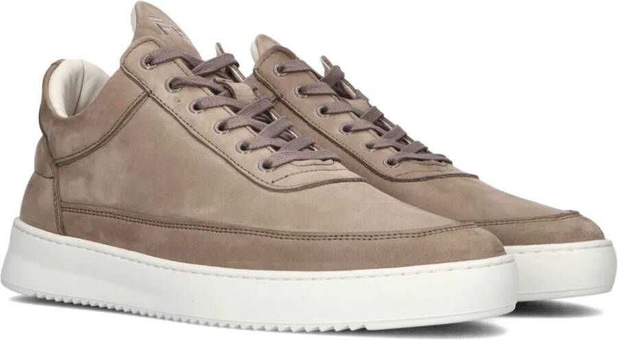 Filling Pieces Lage Nubuck Sneakers